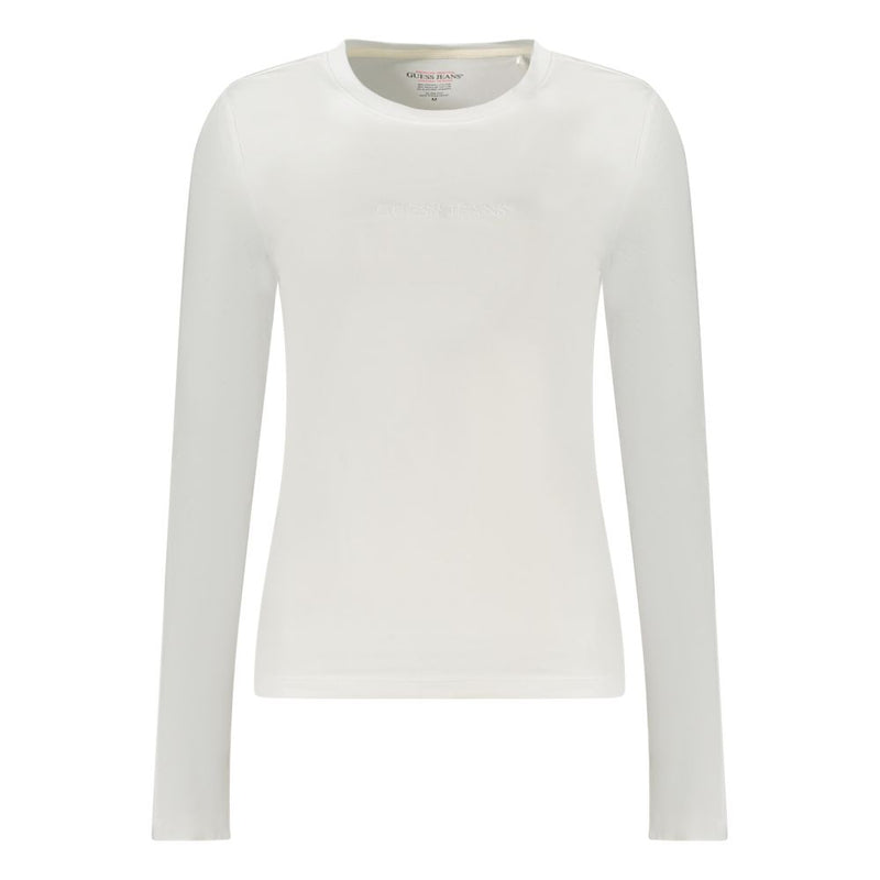 Guess Jeans White Cotton T-Shirt
