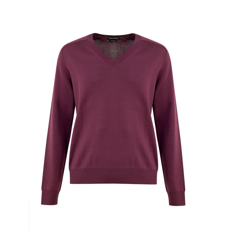 Tom Ford Purple Silk Sweatshirt
