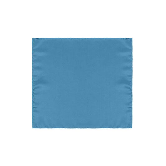 Dolce & Gabbana Light Blue Silk Pocket Square - ClickThatClicks 