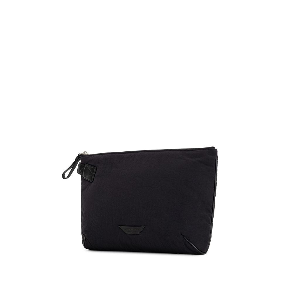 Bottega Veneta Black Nylon Clutch Bag - ClickThatClicks 