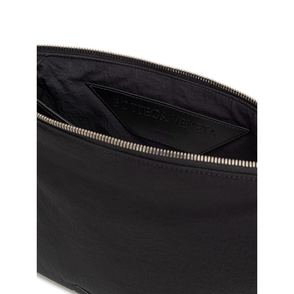 Bottega Veneta Black Nylon Clutch Bag - ClickThatClicks 