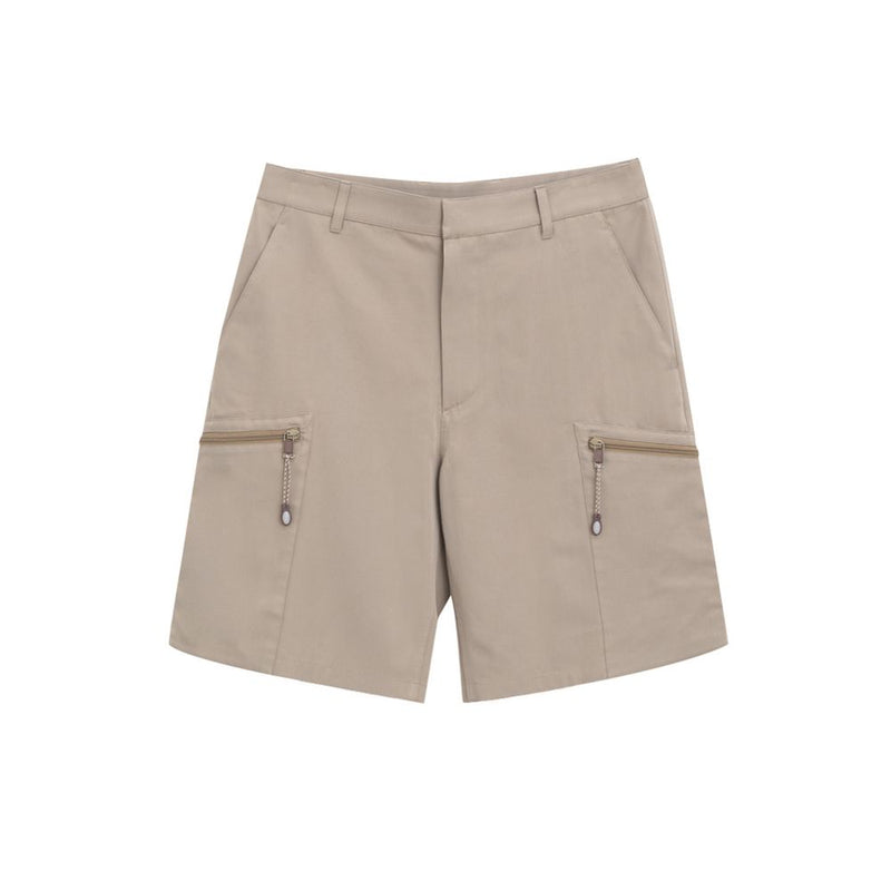 Dior Beige Cotton Cargo Shorts
