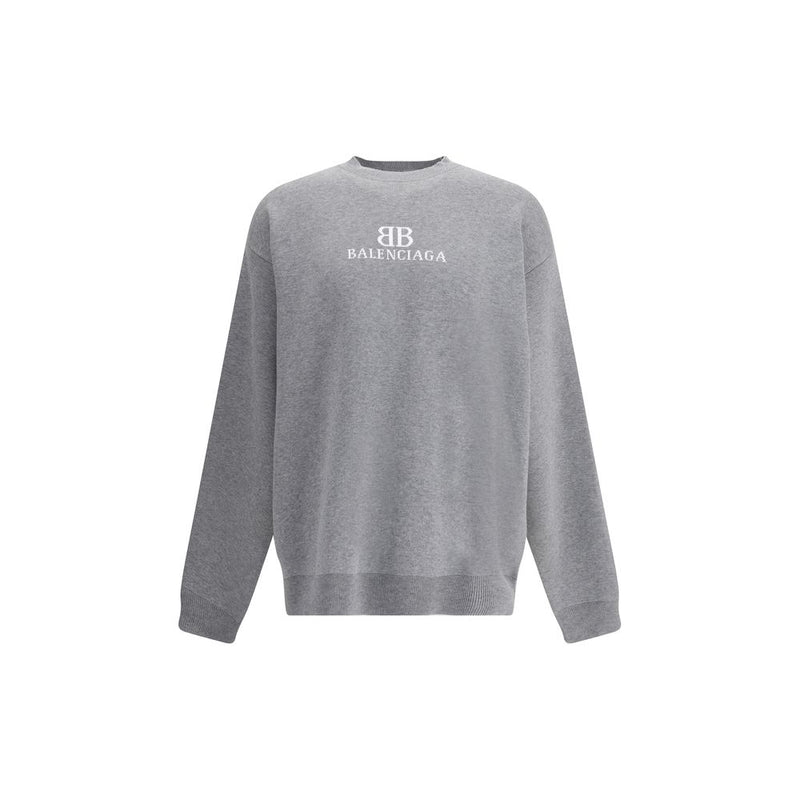 Balenciaga Gray Cotton Sweatshirt