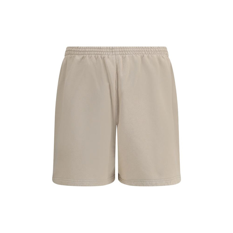 Balenciaga Beige Cotton Bermuda Shorts