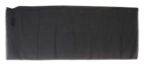 Dolce & Gabbana Gray 100% Wool Striped Pattern Wrap Scarf - ClickThatClicks 