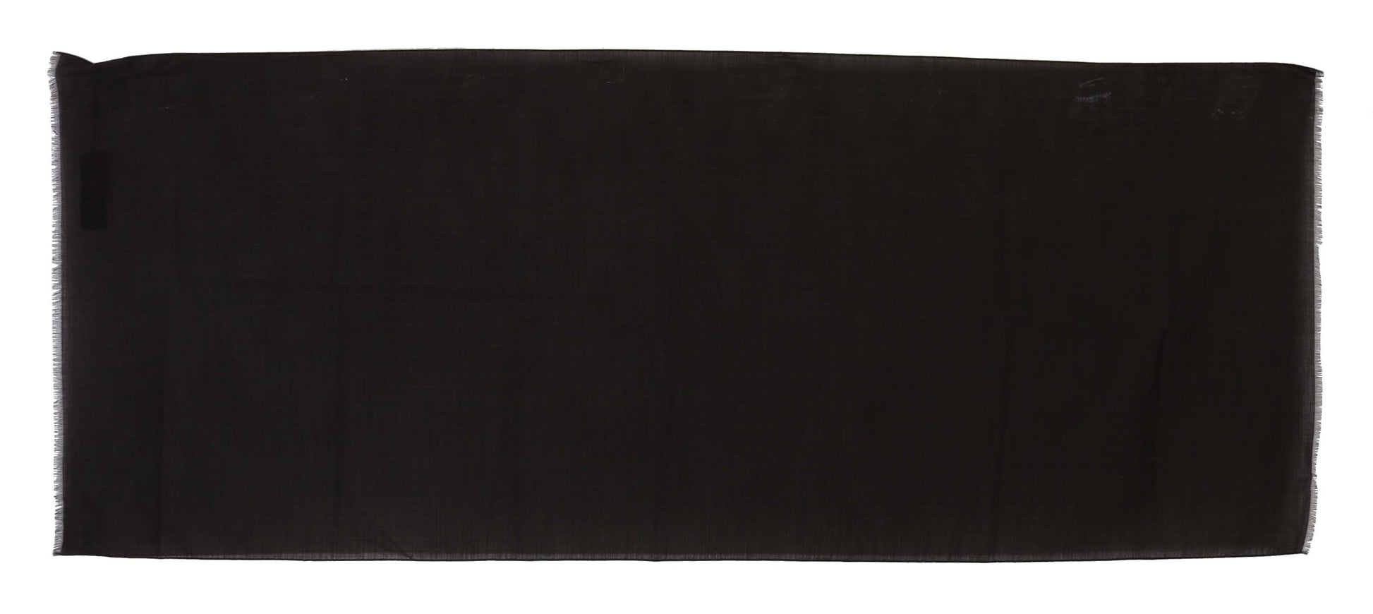 Dolce & Gabbana Dark Gray Virgin Wool Striped Pattern Wrap Scarf - ClickThatClicks 