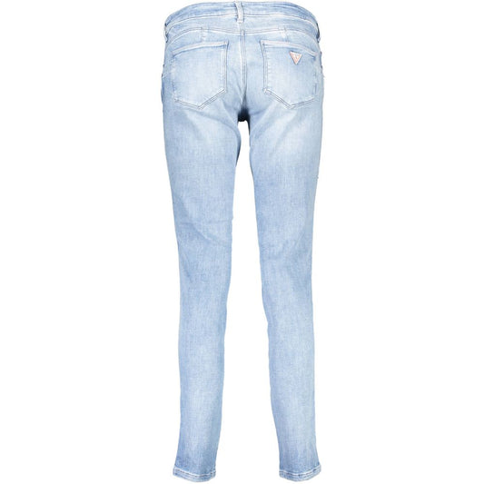 Guess Jeans Azzurro Organic Cotton Women's Jeans - ClickThatClicks 