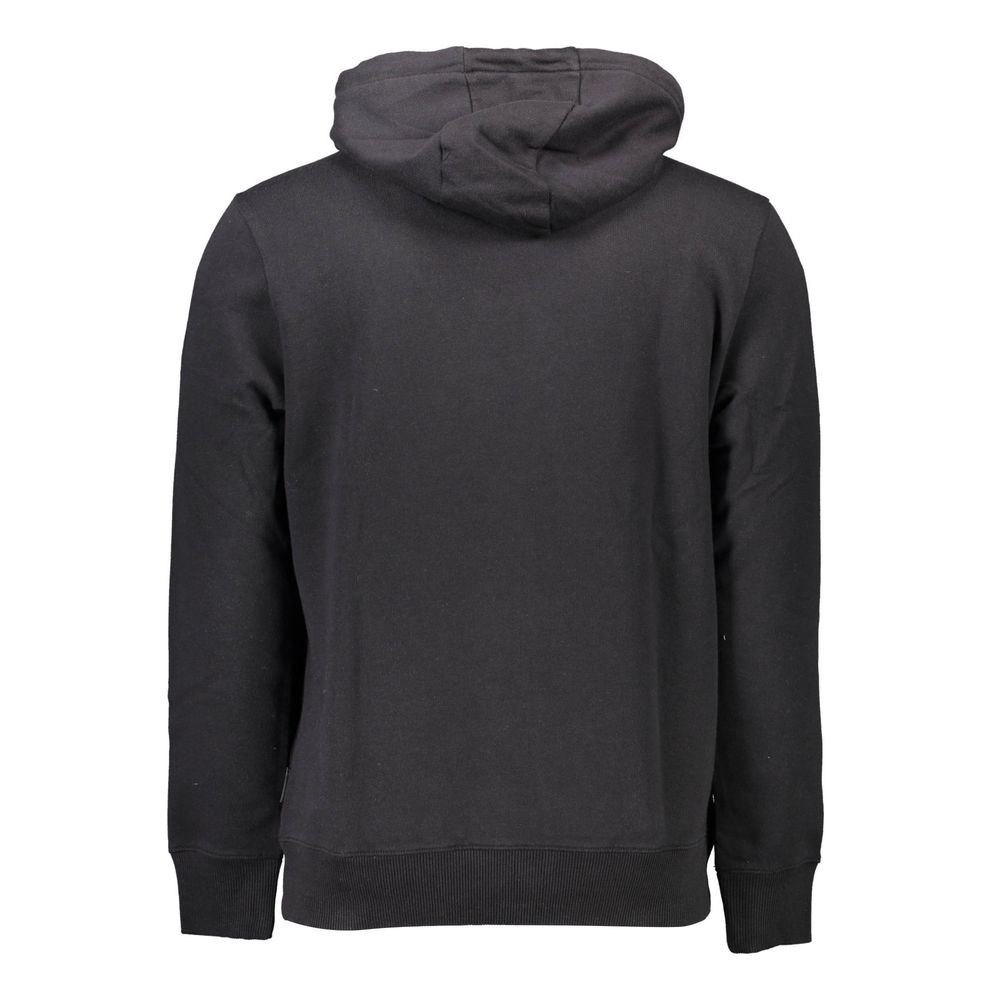 Napapijri Black Cotton Men's Sweatshirt - ClickThatClicks 
