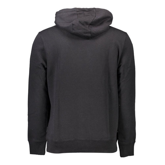 Napapijri Black Cotton Men's Sweatshirt - ClickThatClicks 