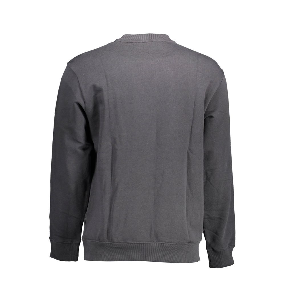 Napapijri Black Cotton Men's Sweatshirt - ClickThatClicks 