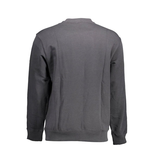 Napapijri Black Cotton Men's Sweatshirt - ClickThatClicks 