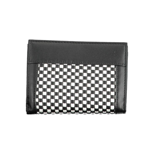 Guess Jeans Black Polyurethane Women Wallet - ClickThatClicks 