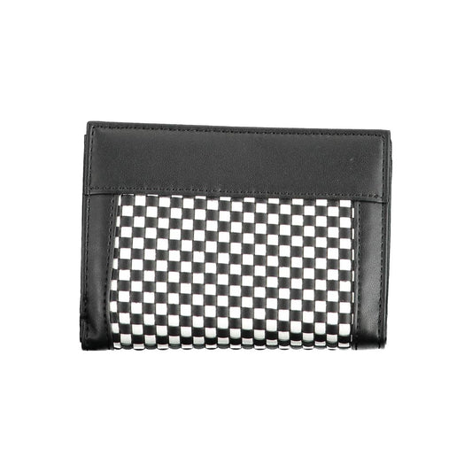 Guess Jeans Black Polyurethane Women Wallet - ClickThatClicks 