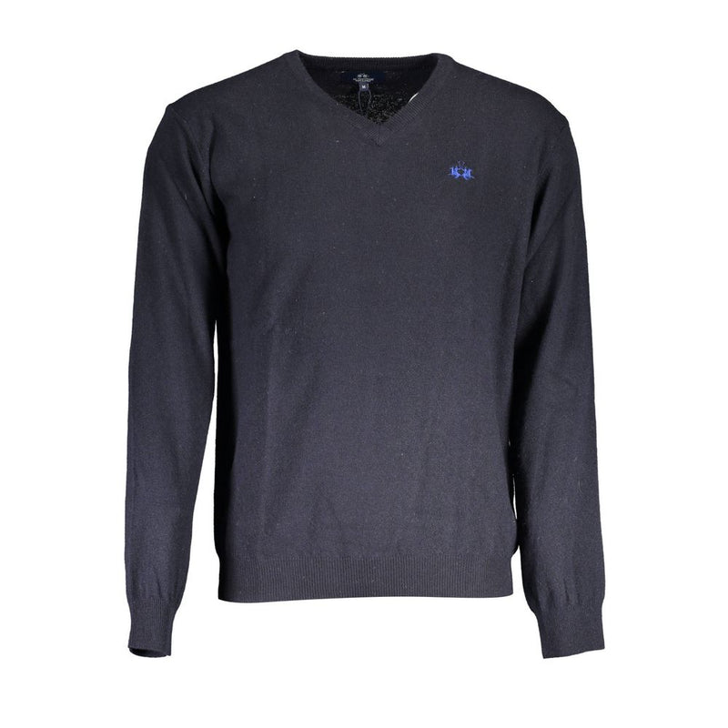 La Martina Blue Wool Sweater