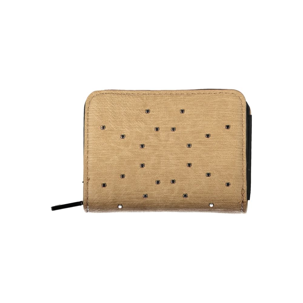 Desigual Marrone Poliuretano Woman Wallet - ClickThatClicks 