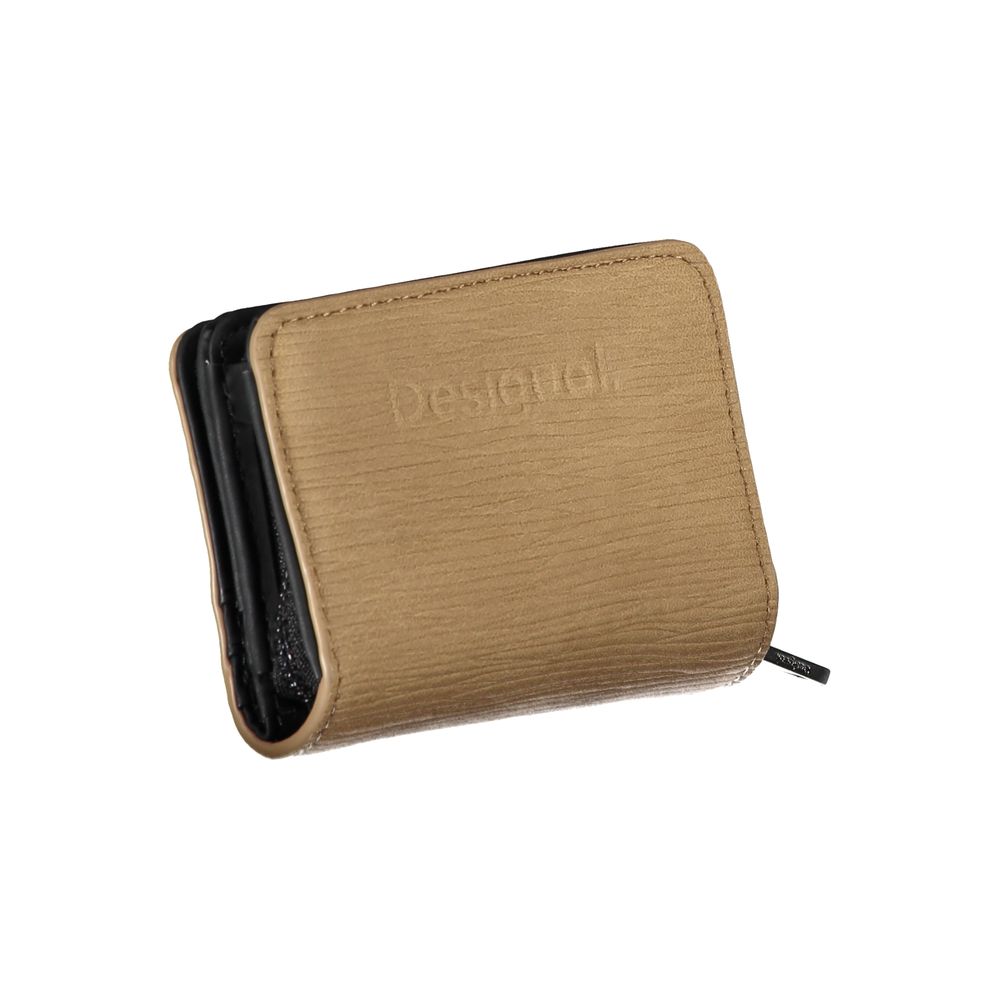 Desigual Marrone Poliuretano Woman Wallet - ClickThatClicks 