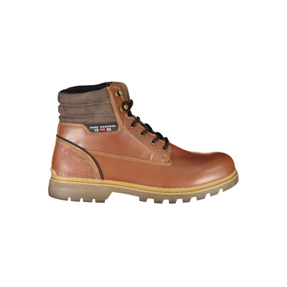 Carrera Marrone Poliuretano Men Stivaletto - ClickThatClicks 