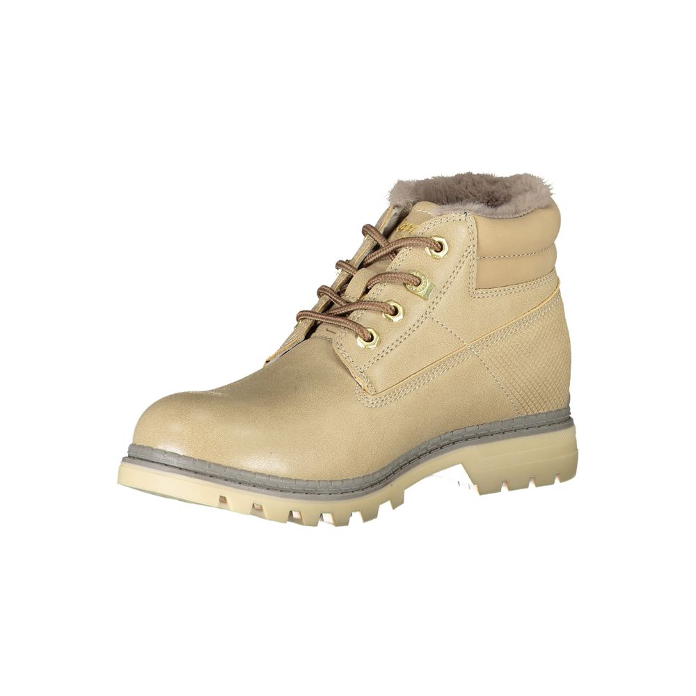 Carrera Beige Polyester Women Boot - ClickThatClicks 