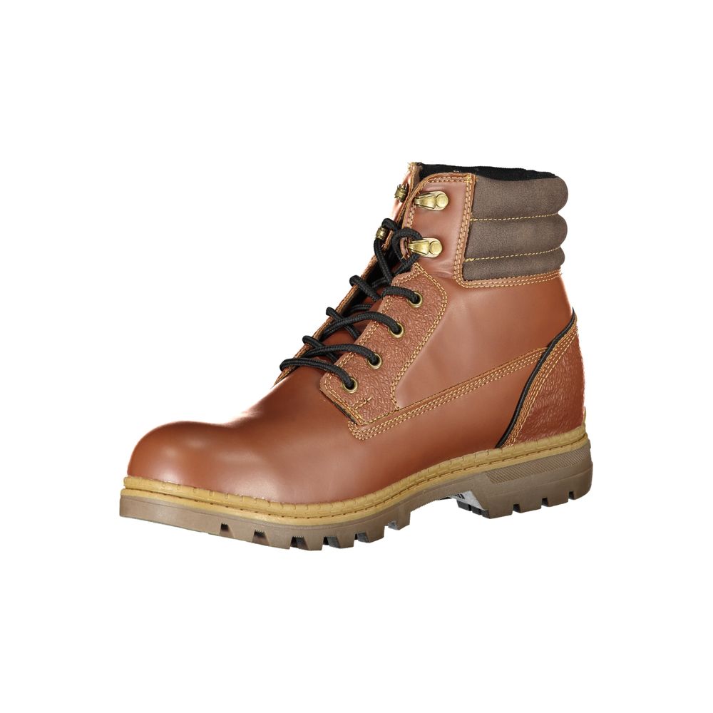 Carrera Marrone Poliuretano Men Stivaletto - ClickThatClicks 