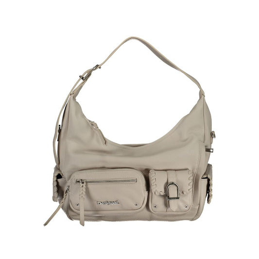Desigual White Polyurethane Women Handbag - ClickThatClicks 