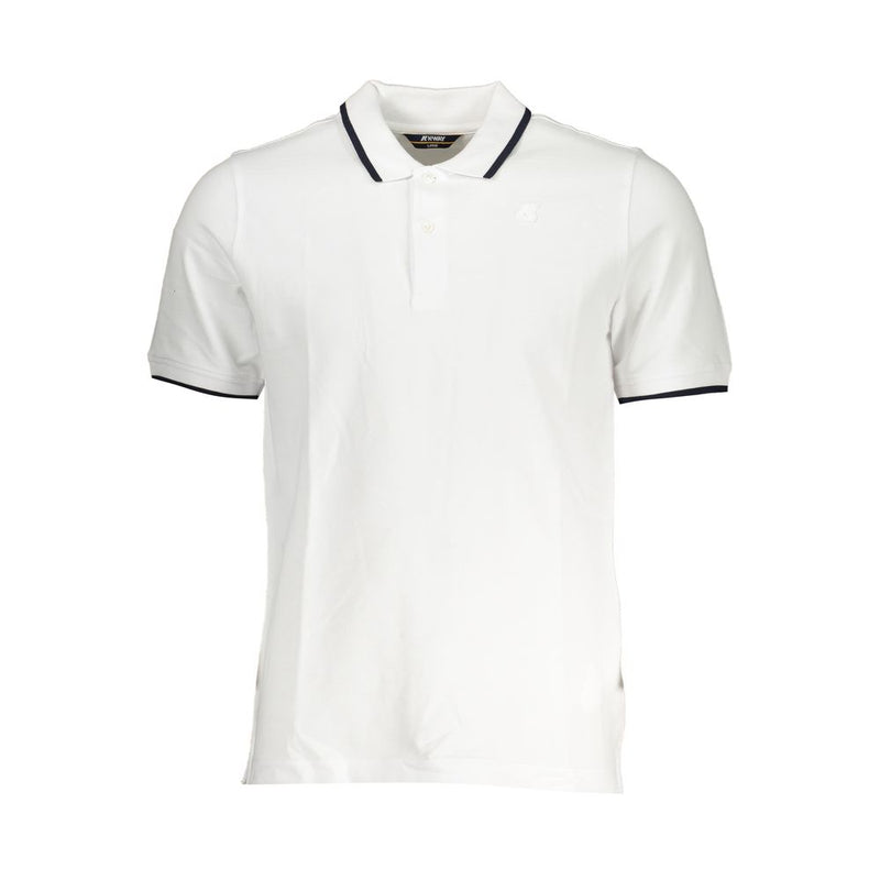 K-WAY White Cotton Polo Shirt