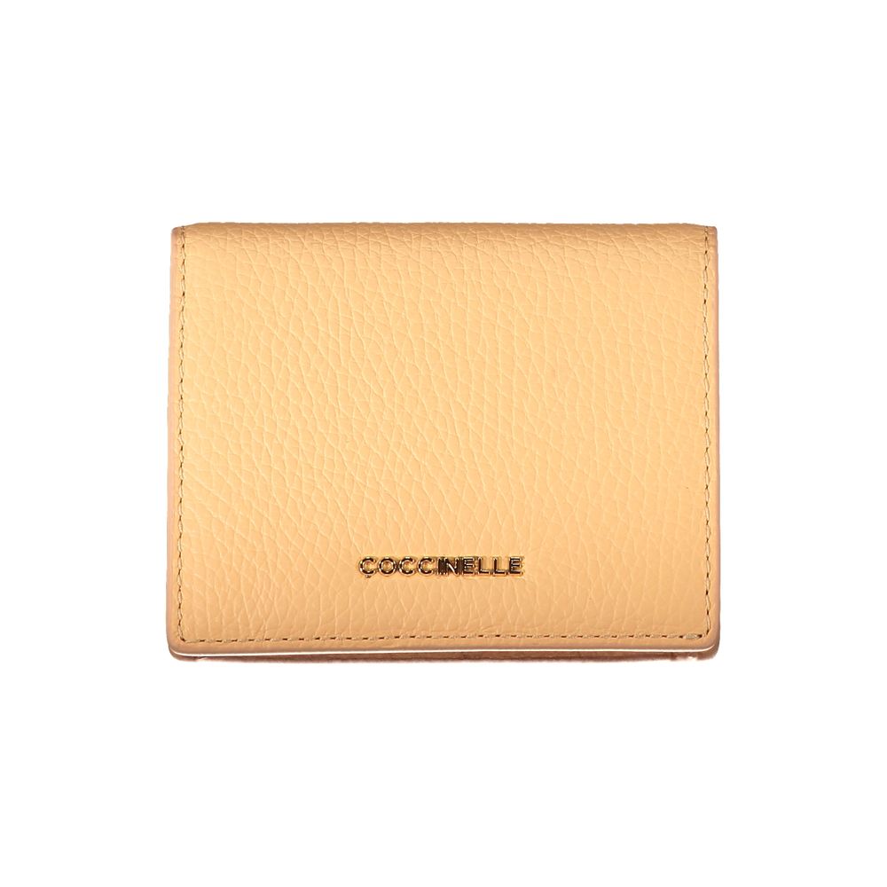 Coccinelle Arancione Leather Women Wallet - ClickThatClicks 