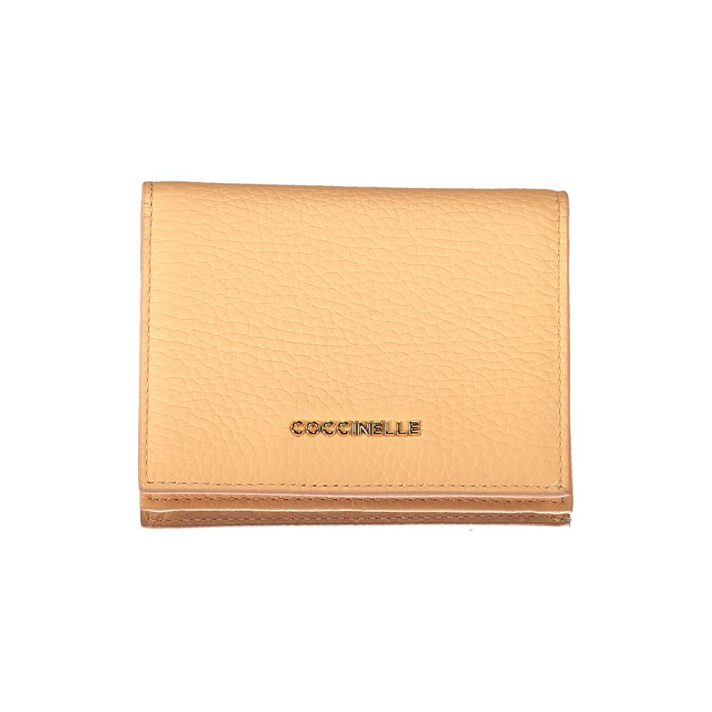 Coccinelle Arancione Leather Women Wallet - ClickThatClicks 