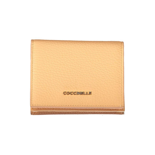 Coccinelle Arancione Leather Women Wallet - ClickThatClicks 