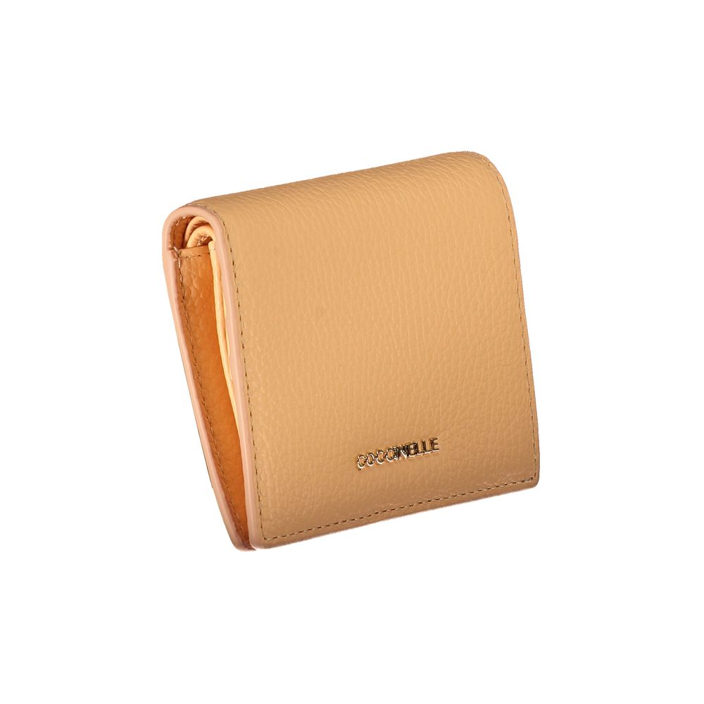 Coccinelle Arancione Leather Women Wallet - ClickThatClicks 