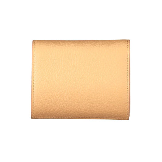 Coccinelle Arancione Leather Women Wallet - ClickThatClicks 