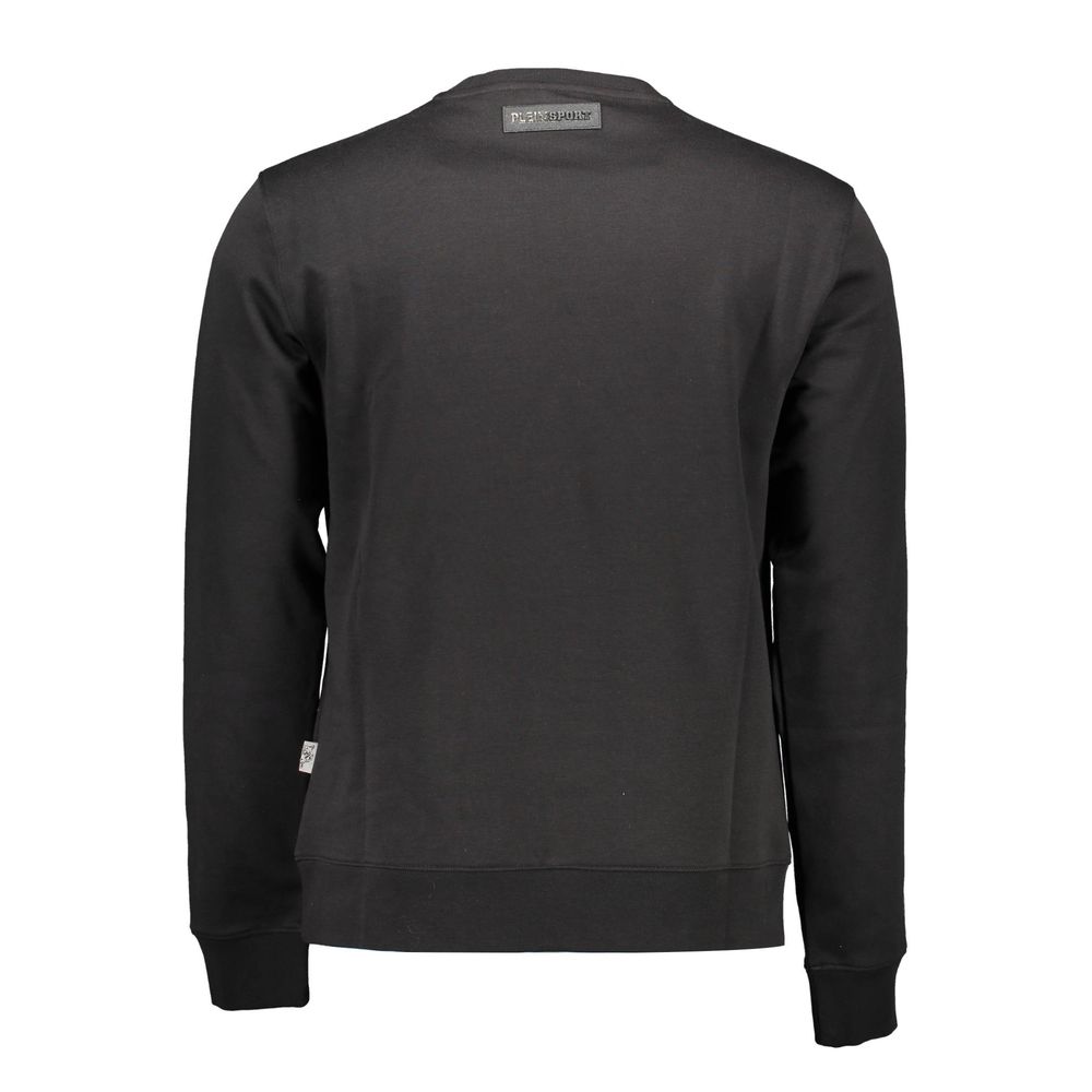 Plein Sport Black Cotton Men Sweater - ClickThatClicks 
