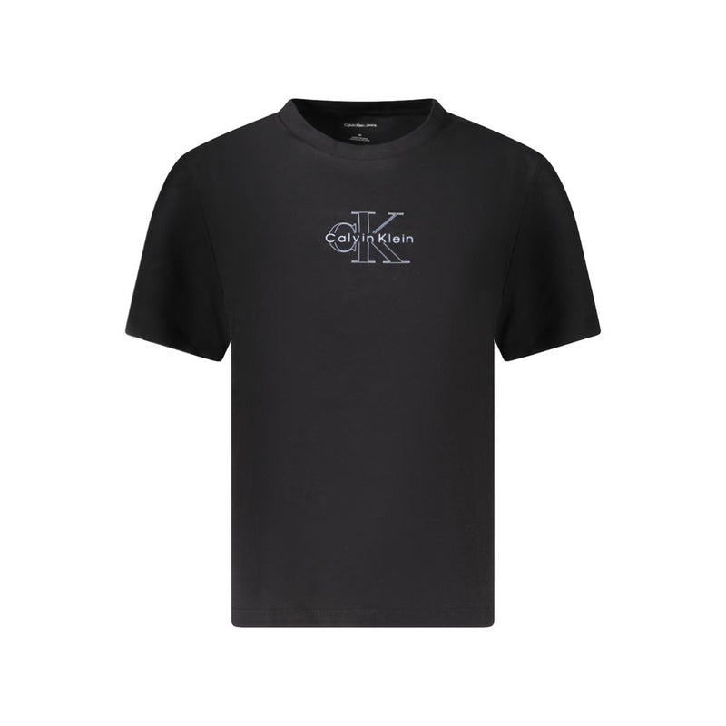 Calvin Klein Black Cotton Tops & T-Shirt
