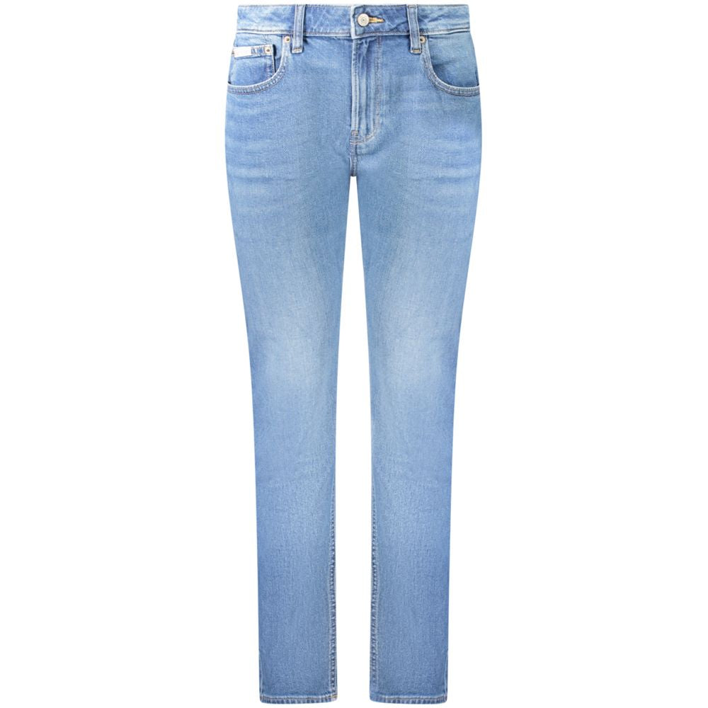 Calvin Klein Blu Cotton Women Jeans - ClickThatClicks 