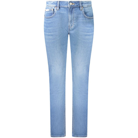 Calvin Klein Blu Cotton Women Jeans - ClickThatClicks 
