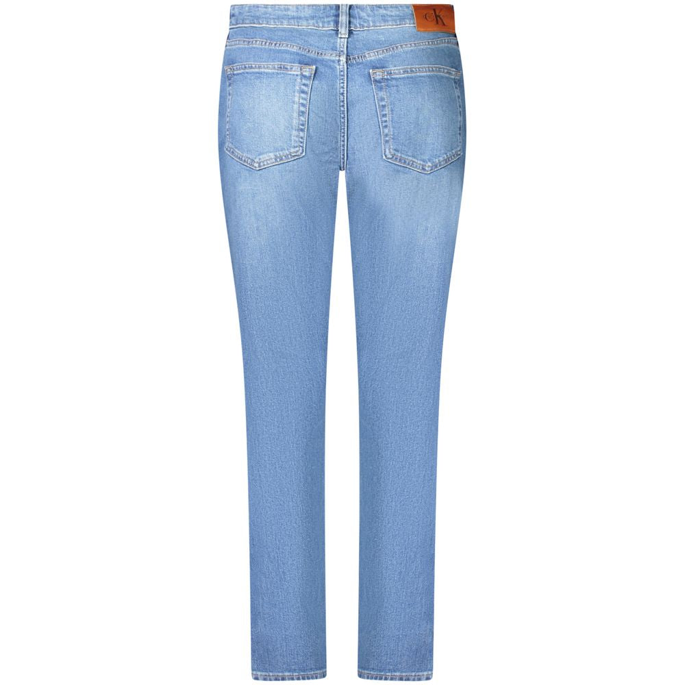 Calvin Klein Blu Cotton Women Jeans - ClickThatClicks 