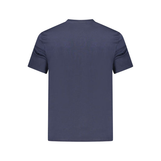 Calvin Klein Blue Cotton Men's T-Shirt - ClickThatClicks 