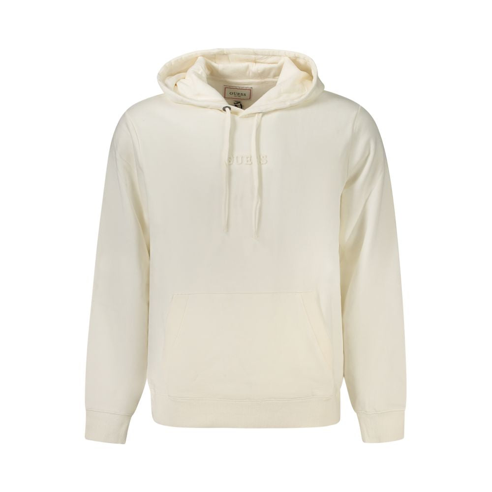 Guess Jeans White Cotton Sweatshirt