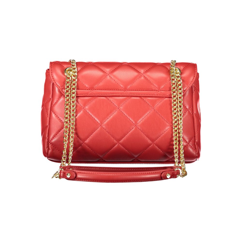 Mario Valentino Rosso Polyurethane Women Handbag - ClickThatClicks 