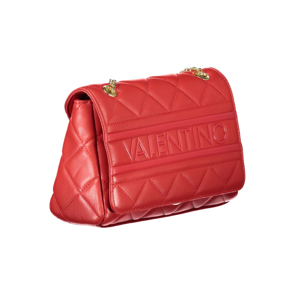 Mario Valentino Rosso Polyurethane Women Handbag - ClickThatClicks 