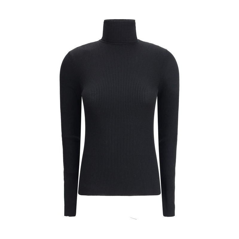 Wolford Black Fleece Wool Turtleneck