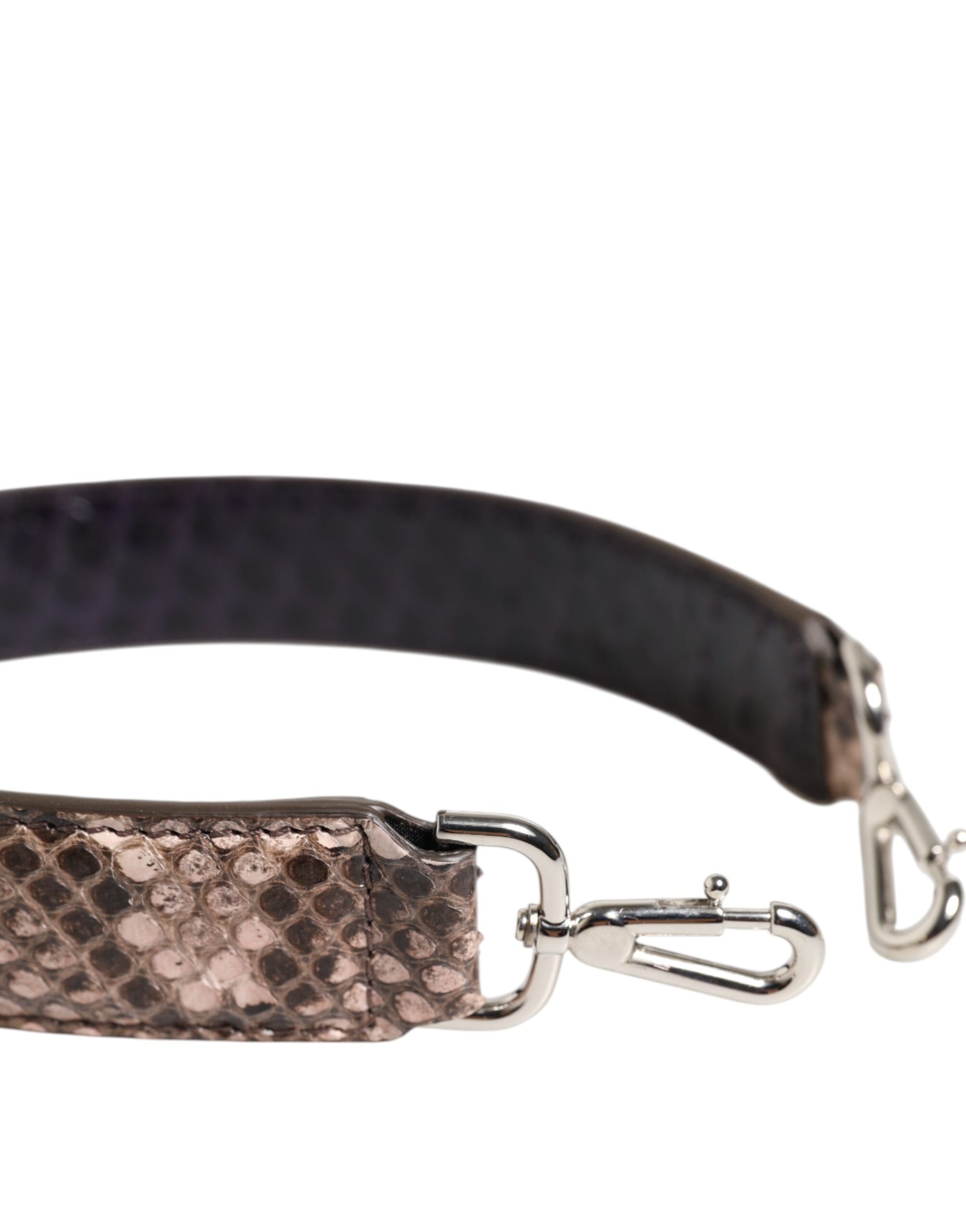 Dolce & Gabbana Brown Exotic Leather Handbag Accessory Shoulder Strap - ClickThatClicks 
