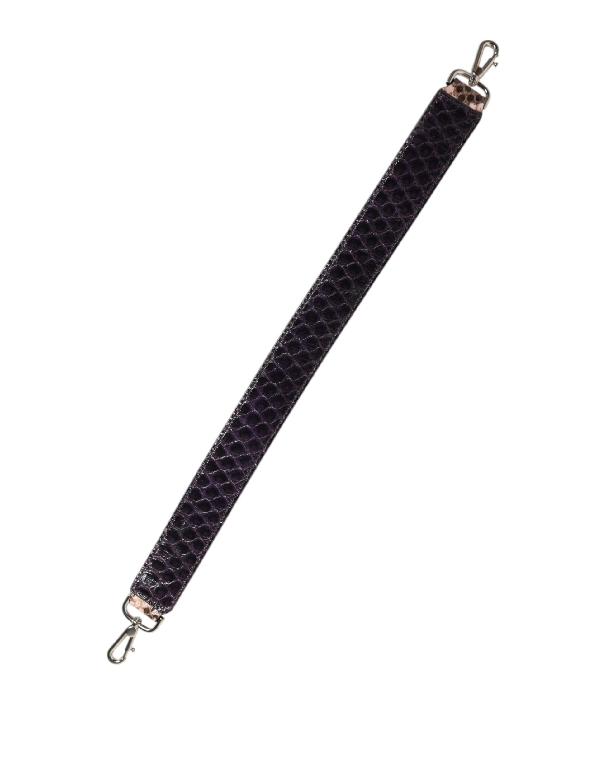 Dolce & Gabbana Brown Exotic Leather Handbag Accessory Shoulder Strap - ClickThatClicks 