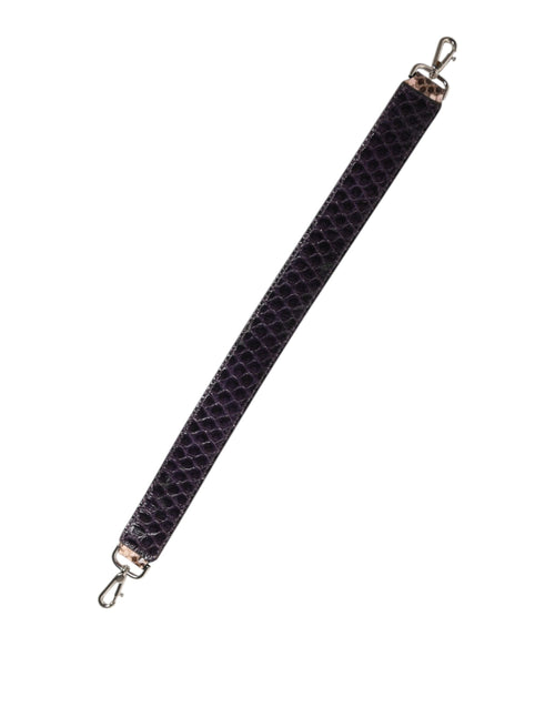 Dolce & Gabbana Brown Exotic Leather Handbag Accessory Shoulder Strap - ClickThatClicks 