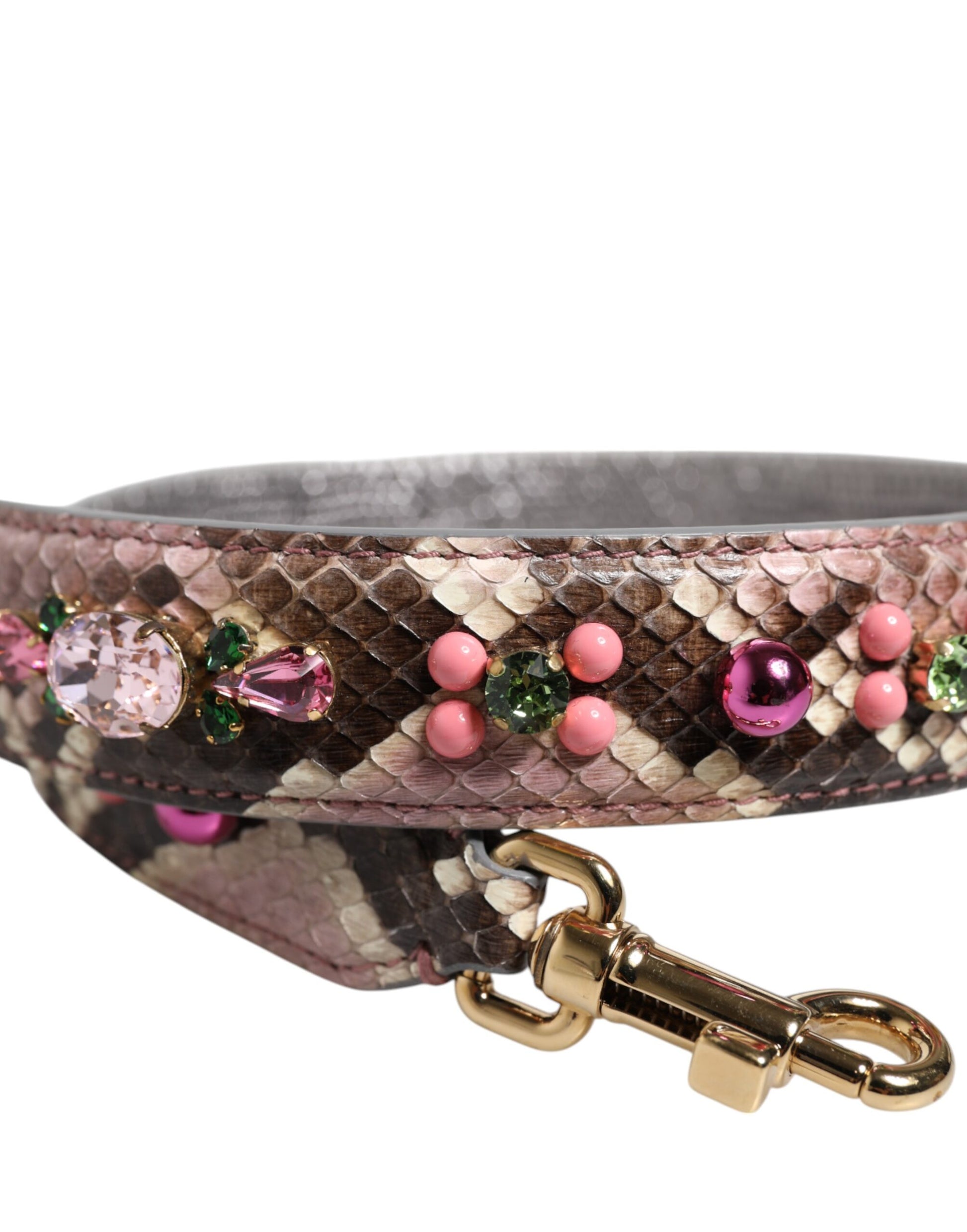 Dolce & Gabbana Multicolor Embellished Handbag Shoulder Strap - ClickThatClicks 
