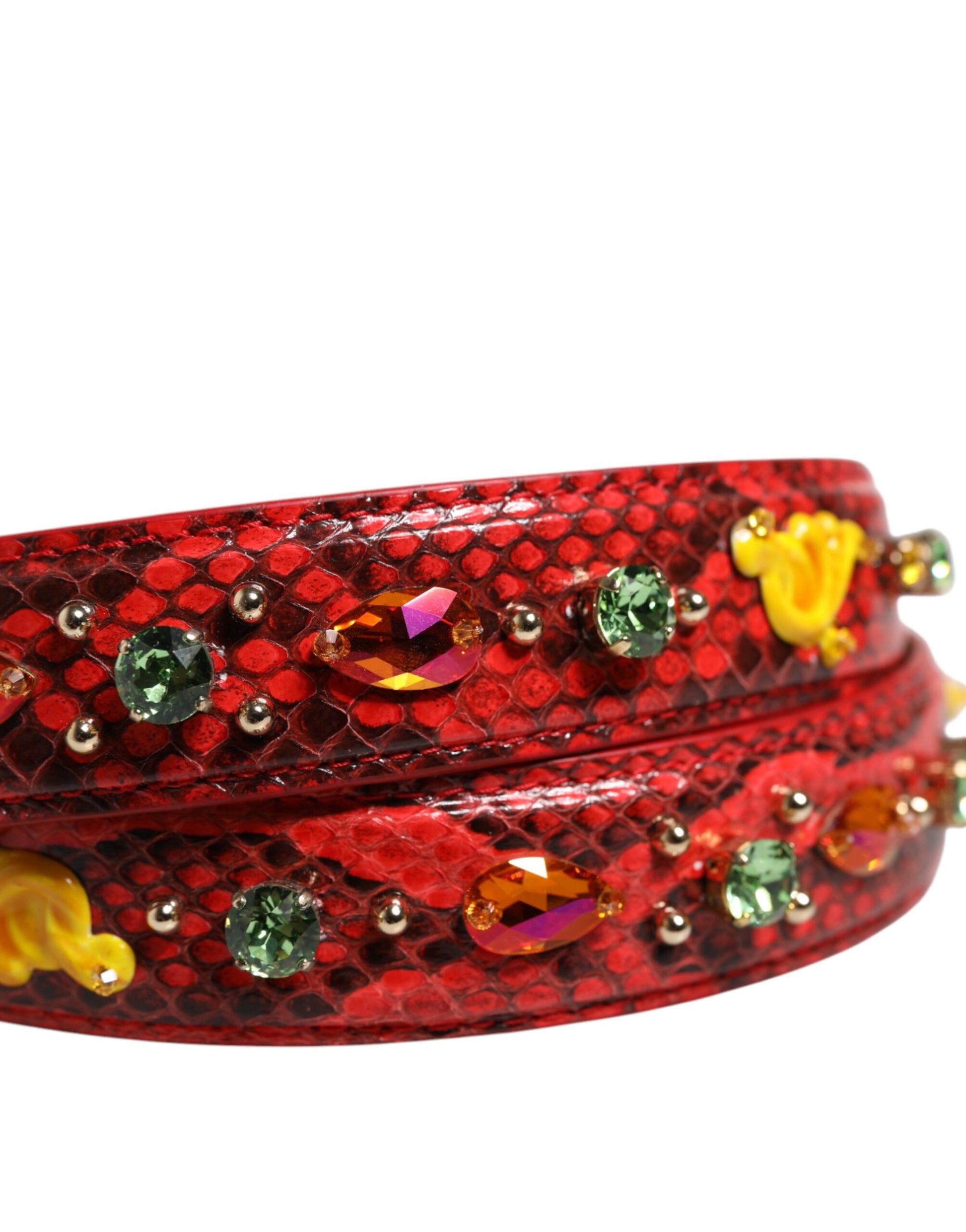 Dolce & Gabbana Multicolor Embellished Handbag Accessory Shoulder Strap - ClickThatClicks 