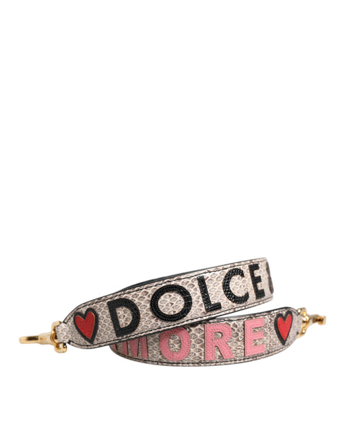 Dolce & Gabbana Multicolor DG AMORE Patch Bag Accessory Shoulder Strap - ClickThatClicks 