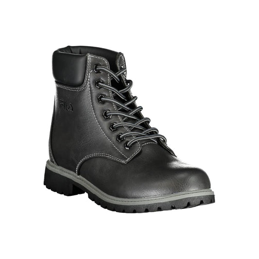 Fila Black Polyurethane Women Ankle Boot - ClickThatClicks 