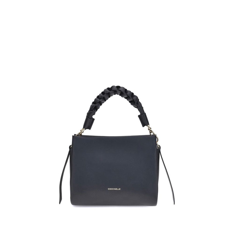 Coccinelle Black Calf Leather Bos Taurus Shoulder Bag