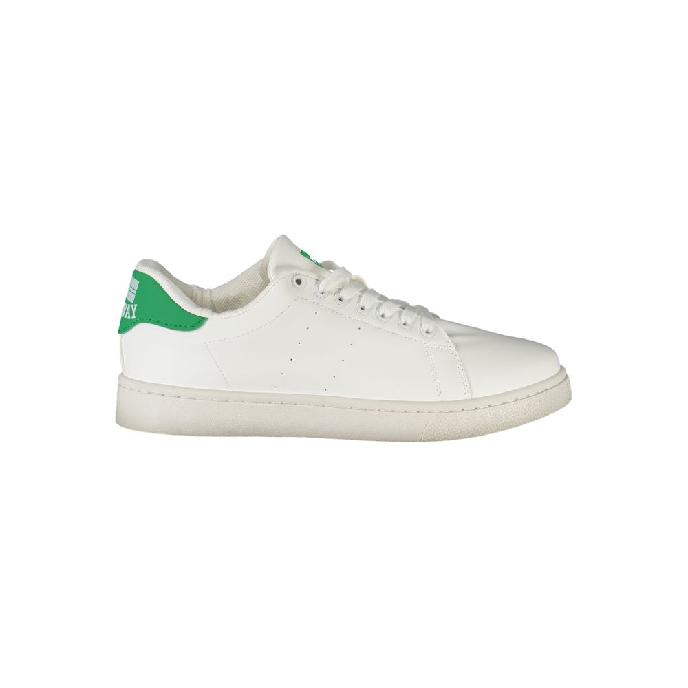 Norway 1963 White Polyurethane Men's Sneaker - ClickThatClicks 