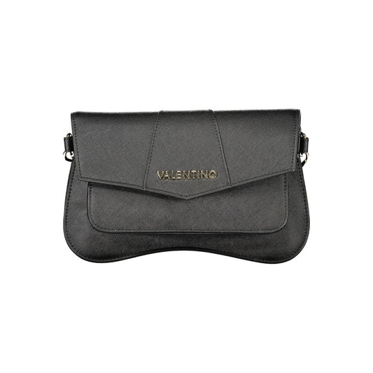 Mario Valentino Black Polyurethane Women Handbag - ClickThatClicks 